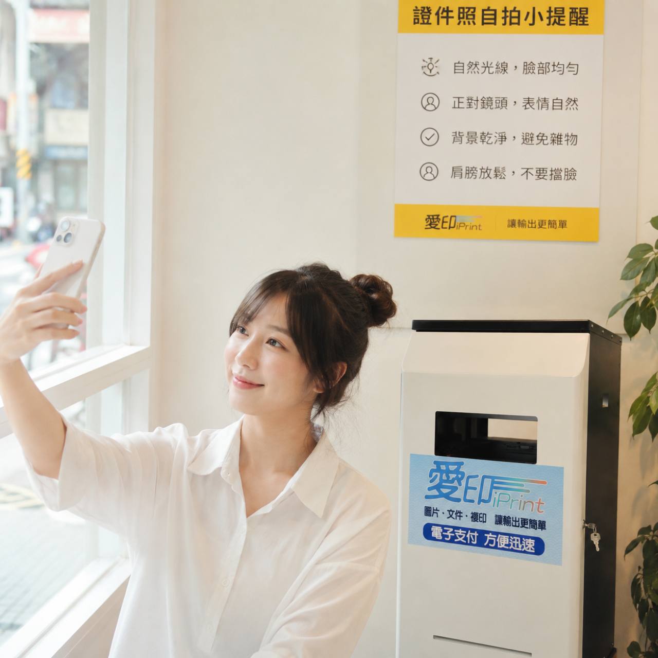 在家自拍證件照怎麼拍？自然光、乾淨背景和正對鏡頭最重要