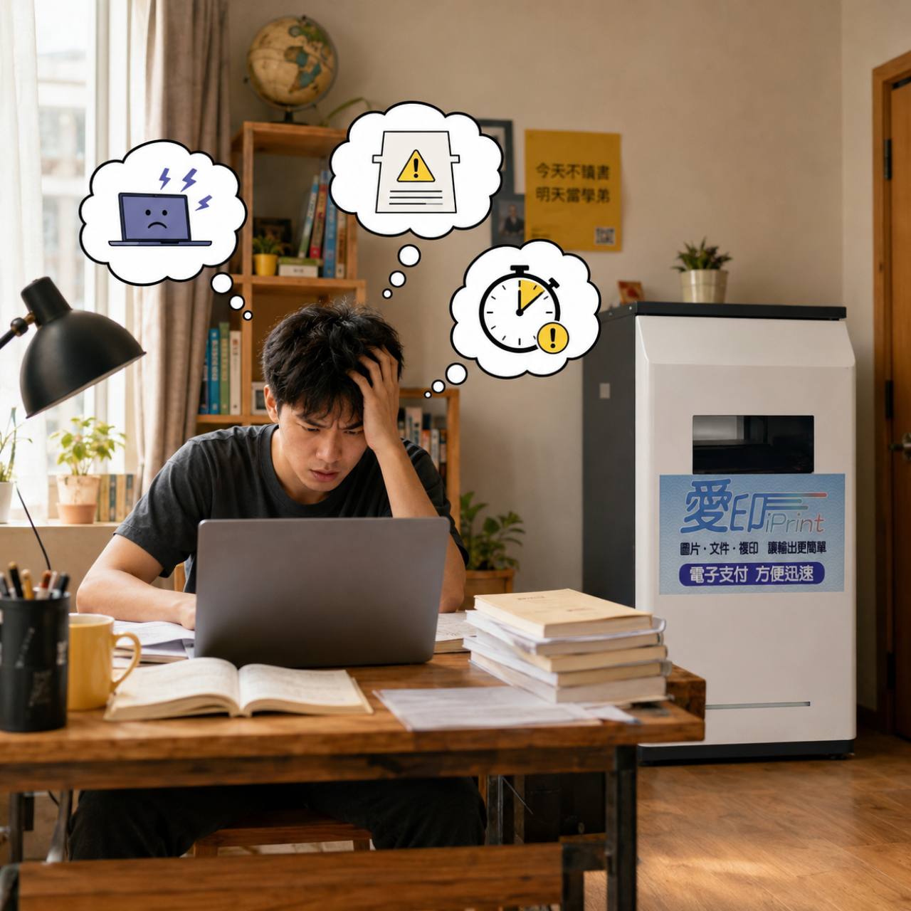 期末列印前怎麼避免崩潰？先備份、轉 PDF、預留列印時間