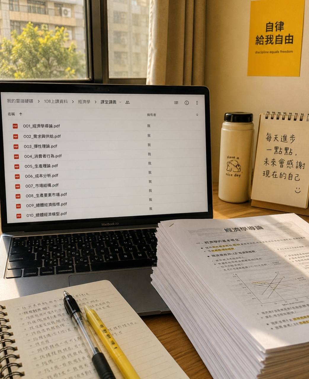 雲端課堂講義太多？先整理 PDF，再把重點印成好讀的紙本