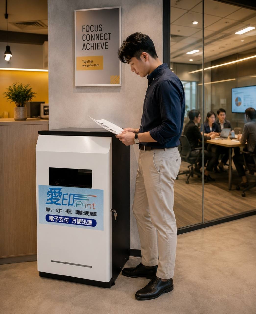 辦公室臨時要印文件？把會議資料列印放進企業動線裡