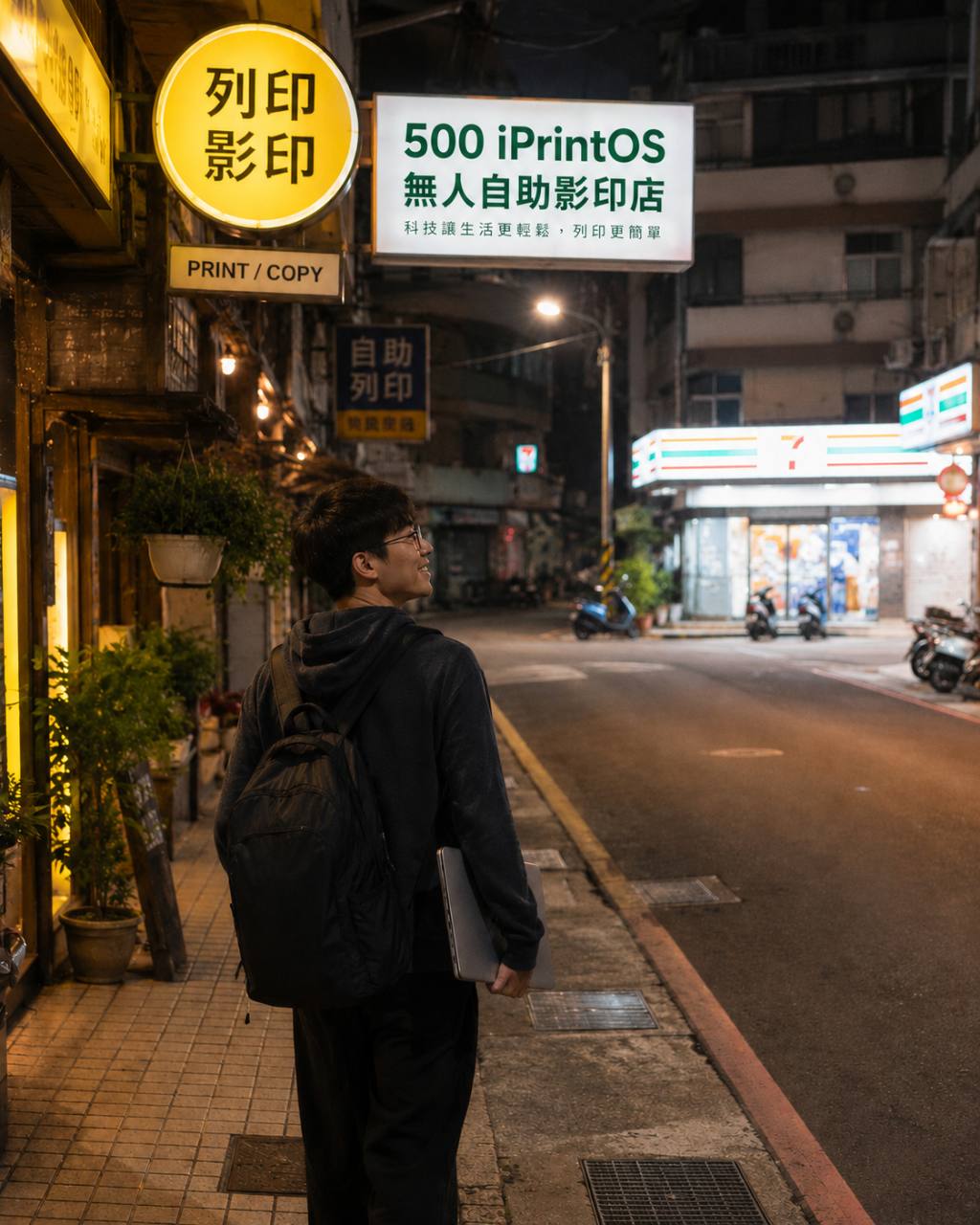 晚上臨時要印文件？無人自助影印店補上非營業時間需求