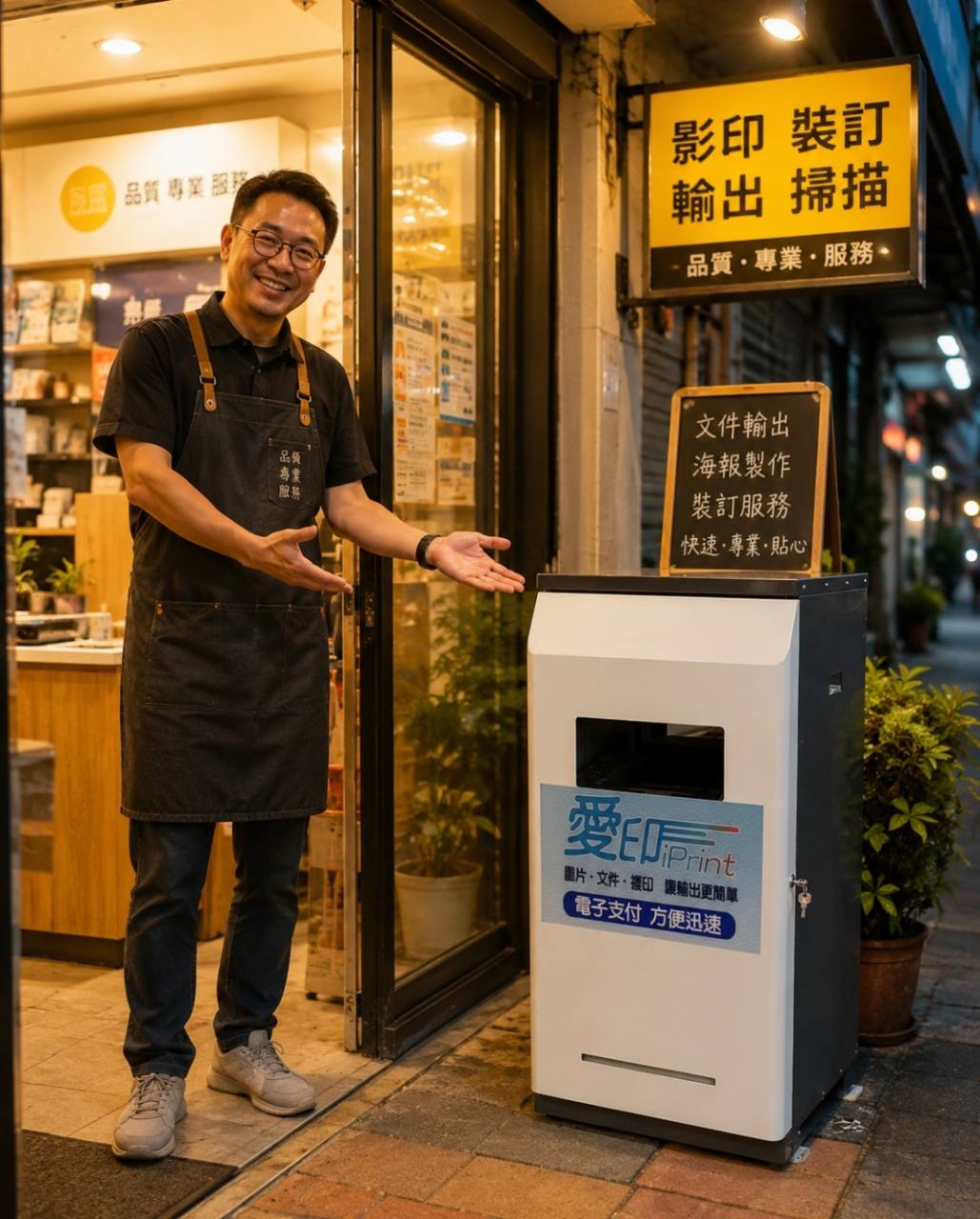 影印店導入自助列印會取代人工嗎？文件分流與服務規劃